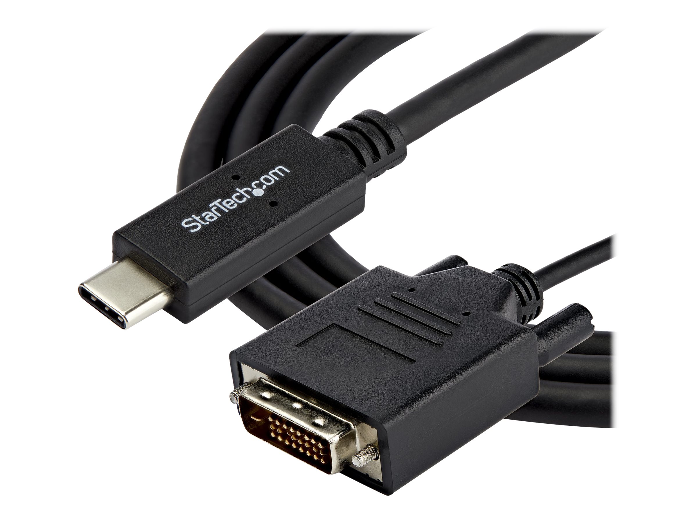 StarTech.com USB-C auf DVI Adapterkabel - USB Typ-C auf DVI Konverter / Adapter - 1m - 1920x1200 - externer Videoadapter