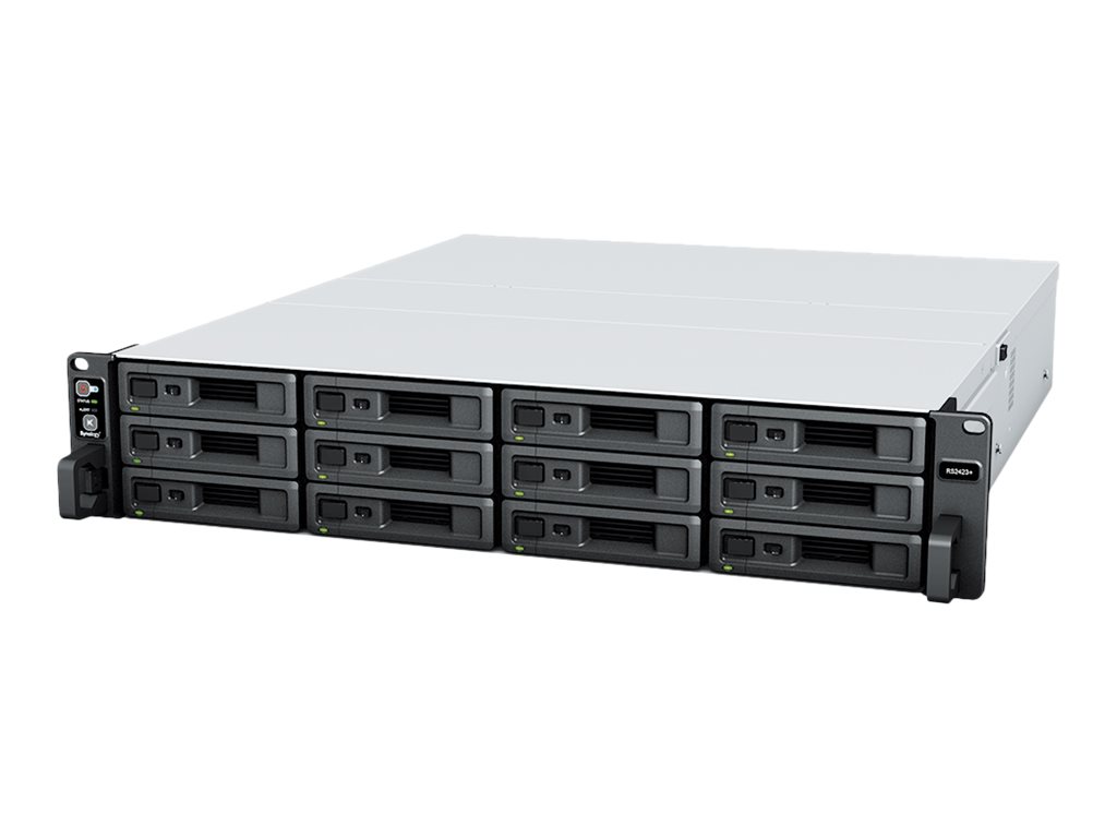 SYNOLOGY RS2423+ 12-BAY Rackstation AMD Ryzen Embedded V1780B QUAD CORE 8GB RAM HDD/SSD Only