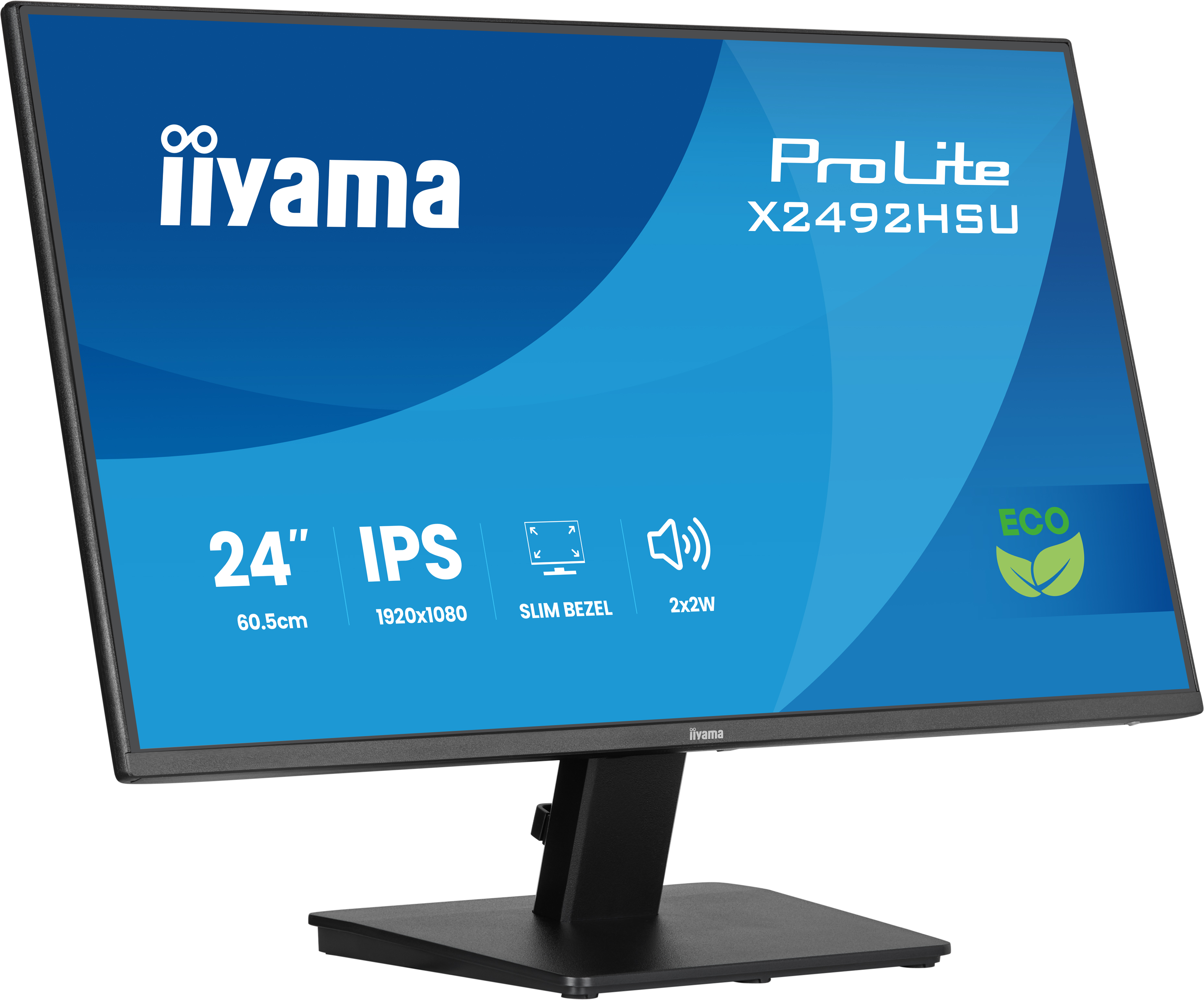 Iiyama ProLite X2492HSU-B1 24 Zoll 16:10 HDMI DP USB