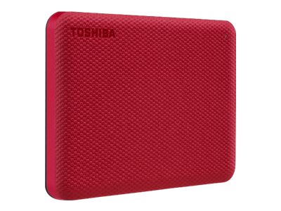 TOSHIBA Canvio Advance 2 TB externe HDD-Festplatte rot