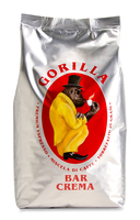 Gorilla Espresso Bar Crema ganze Bohnen 1kg ein vollmundiger, starker Kaffee Perfekt für Kaffee  Vollautomaten geeignet