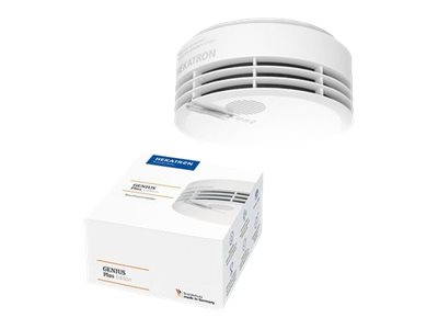 Hekatron Genius Plus 10 Jahres Rauchwarnmelder inkl.Klebepad