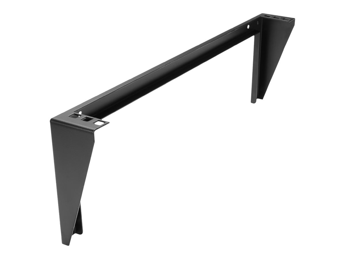 STARTECH.COM 19 Zoll 1HE vertikales Wandmontage Rack aus Stahl - 1U Rack Bracket 19 Zoll - Schwarz