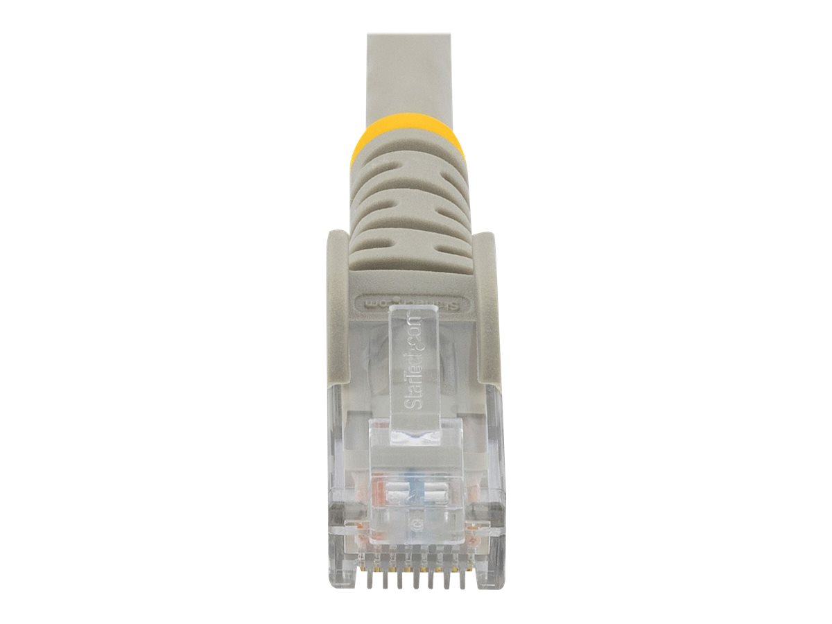 STARTECHCOM 10m Cat6 Gigabit Snagless Patchkabel RJ45 UTP Netzwerkkabel mit Schutzmanschette Cat 6 Kabel Grau