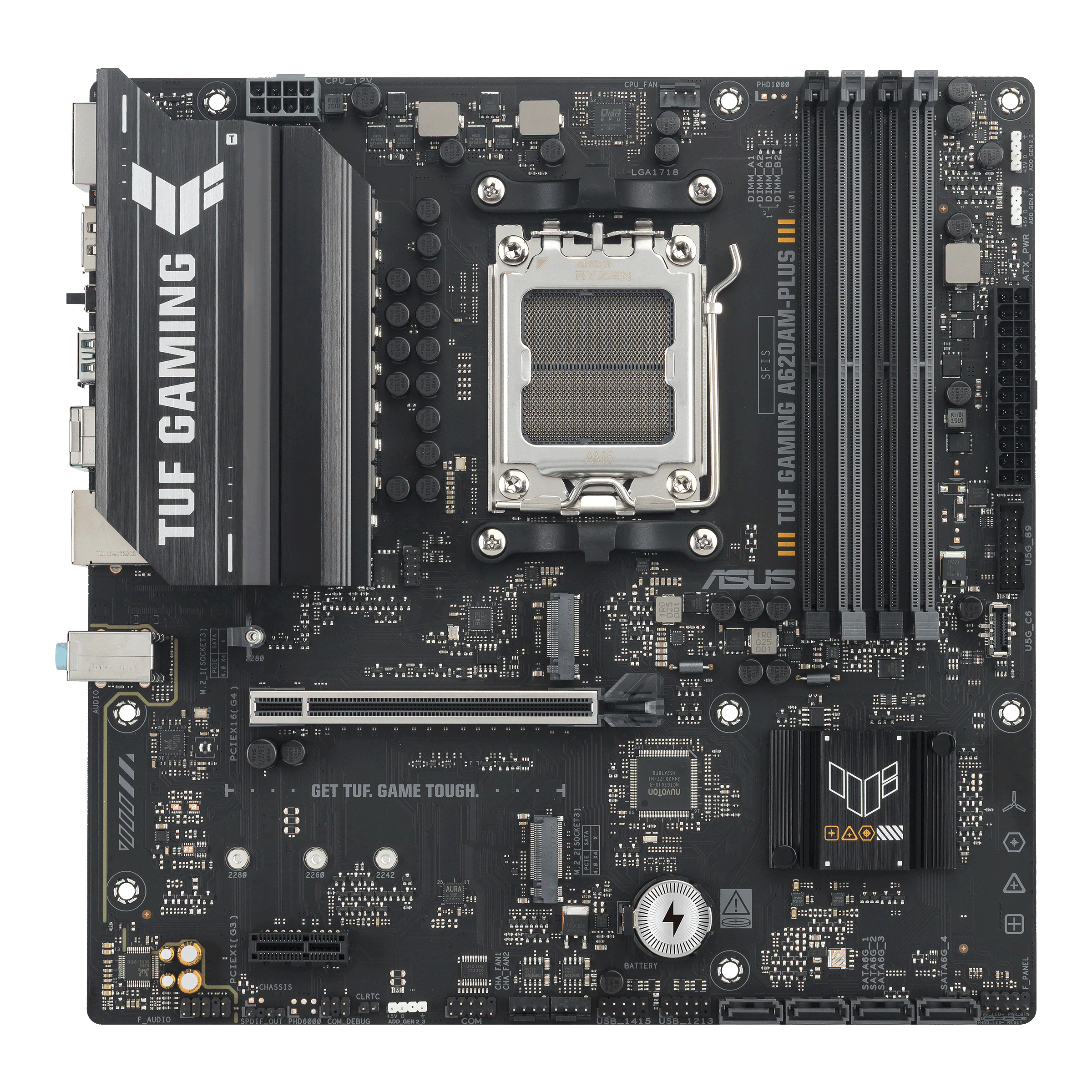 ASUS AMD A620A microATX motherboard 4xDDR5 1xHDMI 21 2xDP 14 2xM2 4xSATA