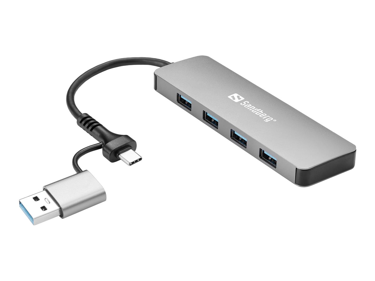 SANDBERG USBCA to 4xUSB 30 Hub