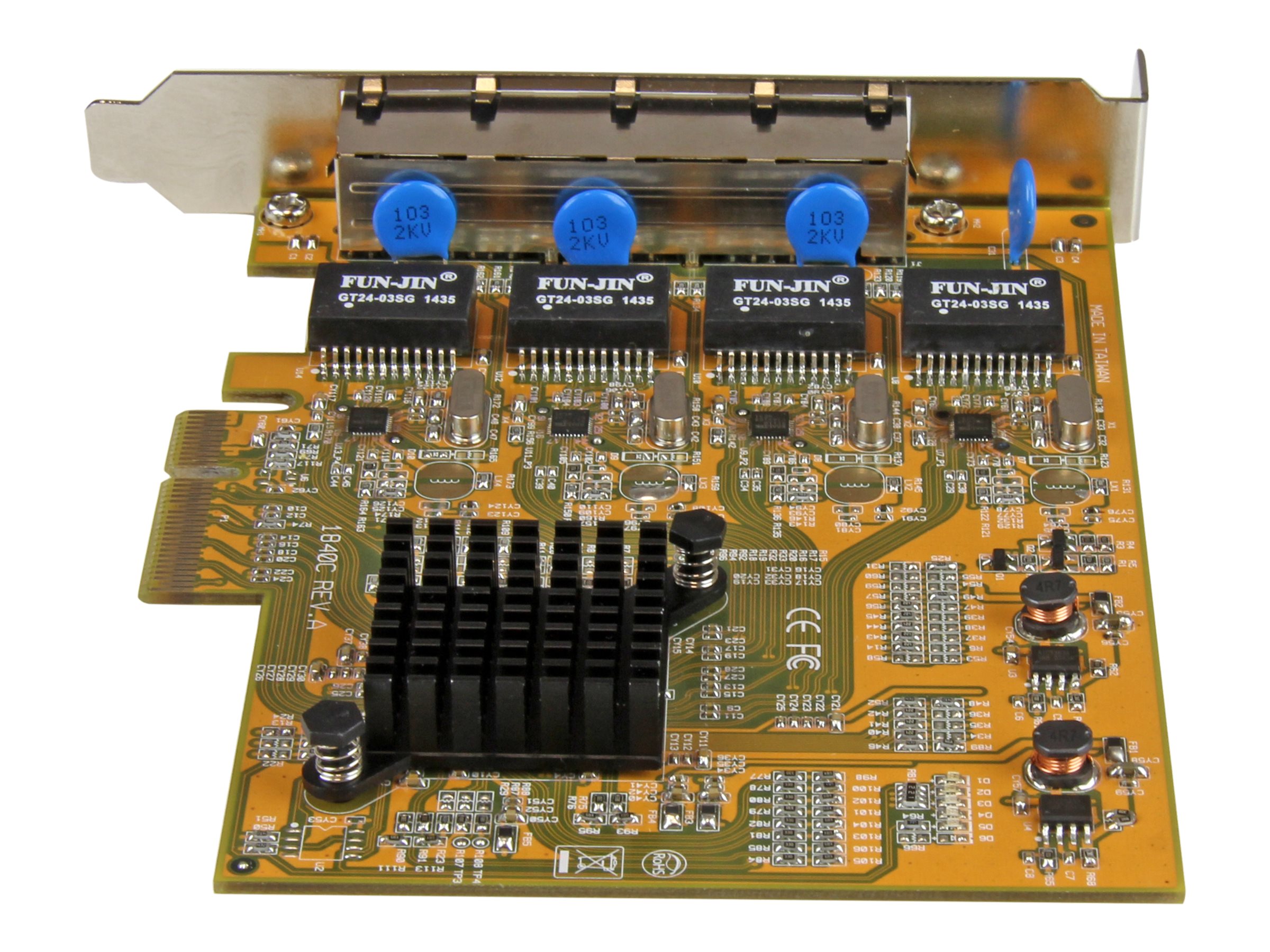 STARTECH.COM 4 Port PCIe Gigabit Netzwerkkarte - Quad Port PCI Express GbE NIC