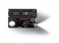 Victorinox V-0.73 33.T3 Taschenmesser Swiss Card Lite,s chwarz transparent