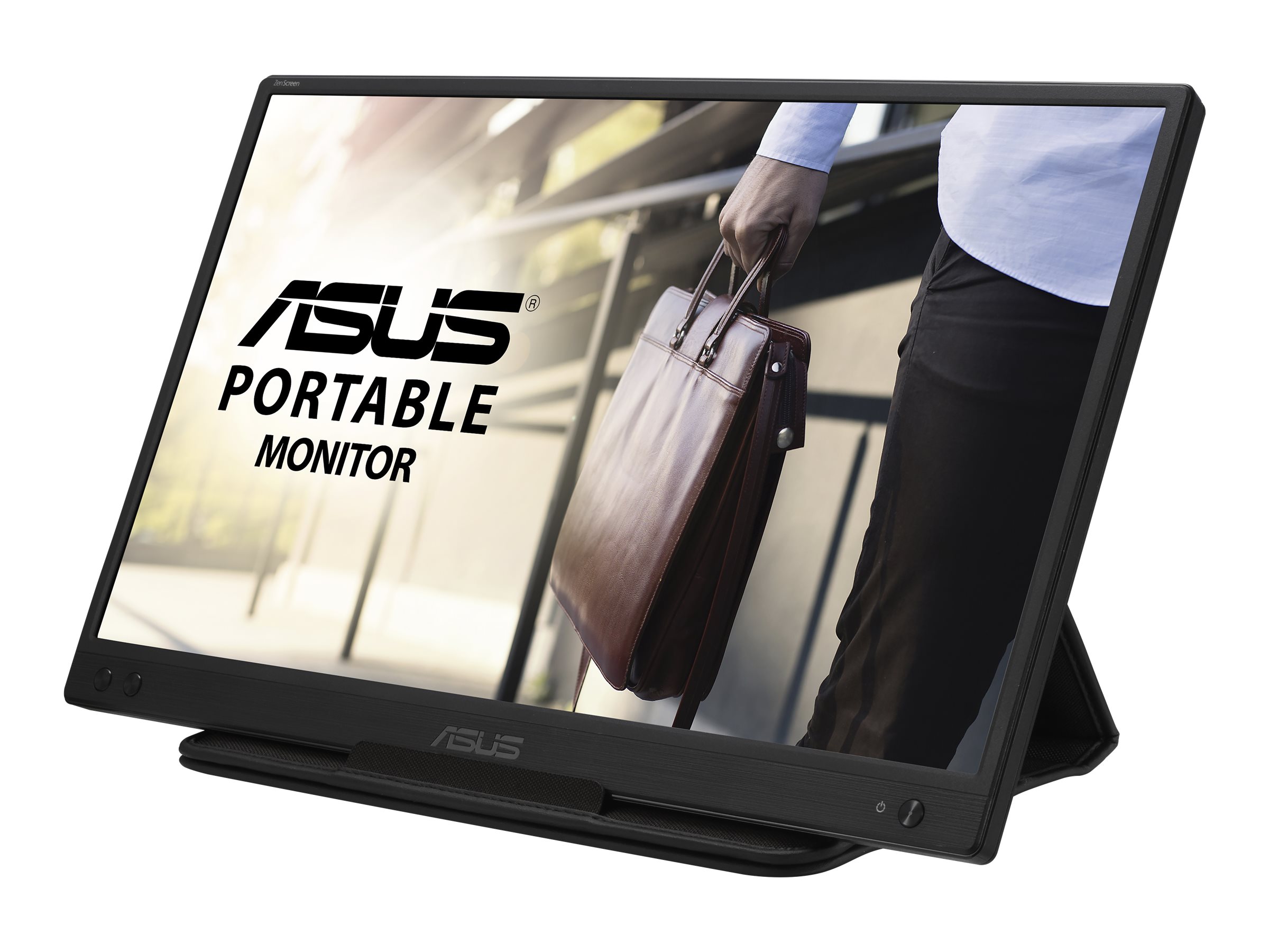 ASUS ZenScreen MB166C 39,62cm 15,6Zoll IPS FHD 1920x1080 Portable Monitor Flicker free USB Type-C Low Blue Light TUV certified