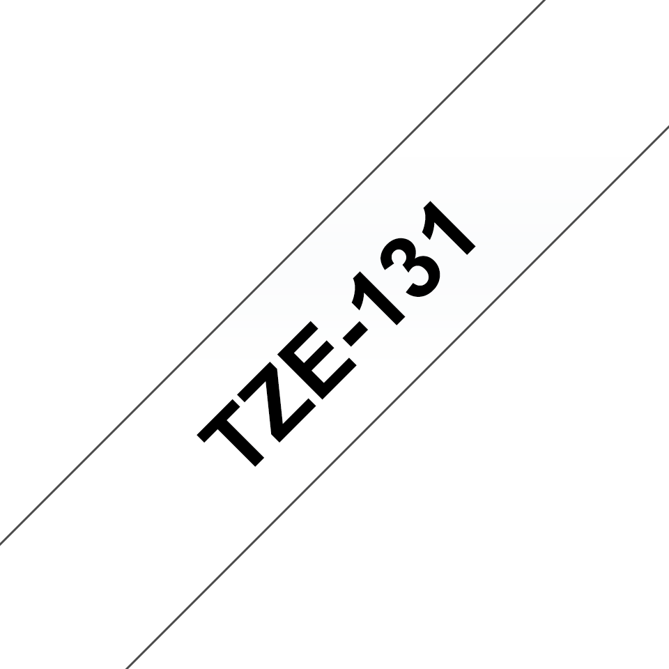 TZE131 BROTHER PT Schriftband 12mm klar