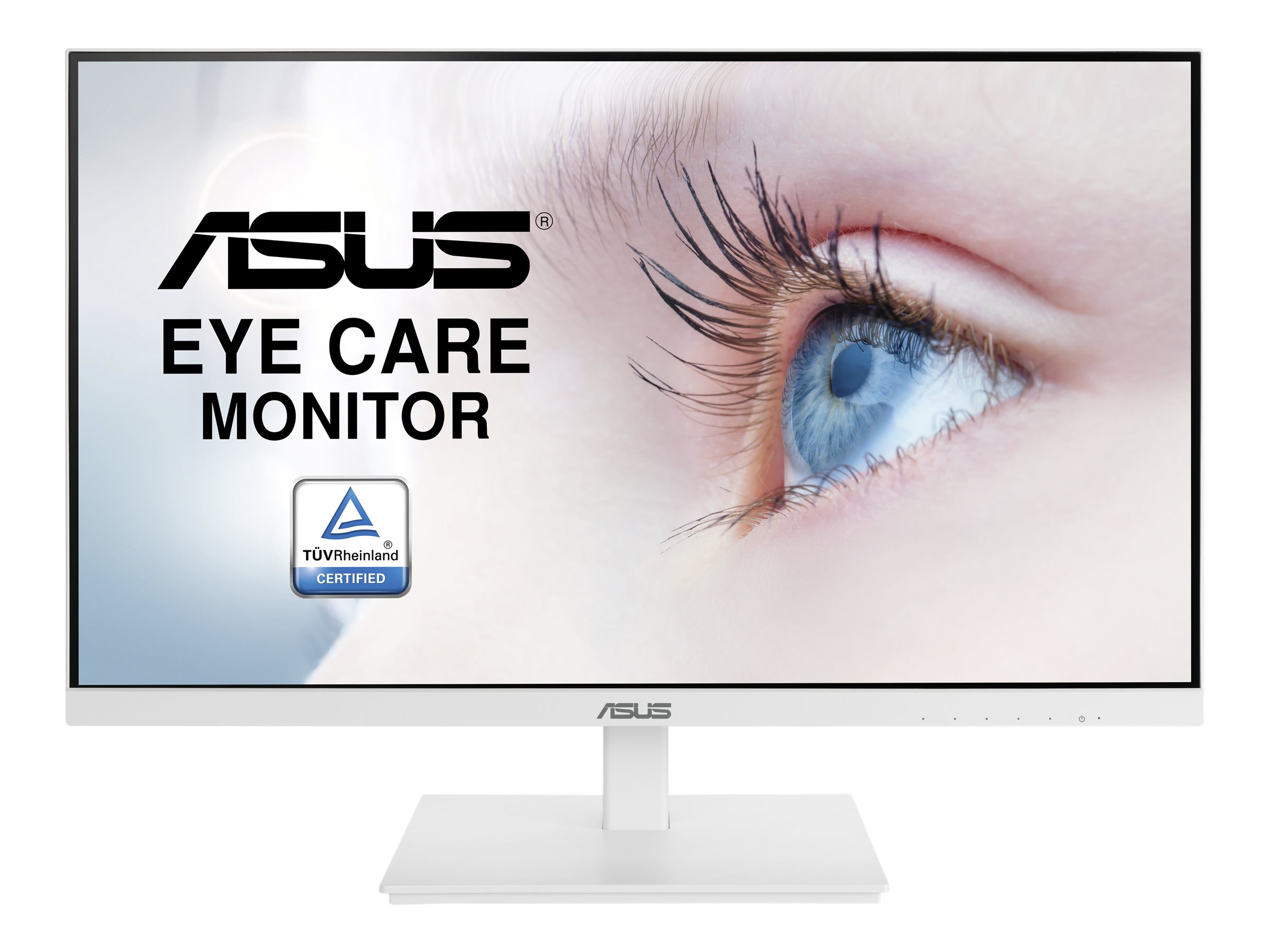 ASUS Eye Care VA27DQSB-W 68,58cm 27Zoll Full HD Monitor Flicker-Free Adaptive-Sync 16:9 IPS 1920x1080 Speaker DP HDMI D-Sub USB-Hub