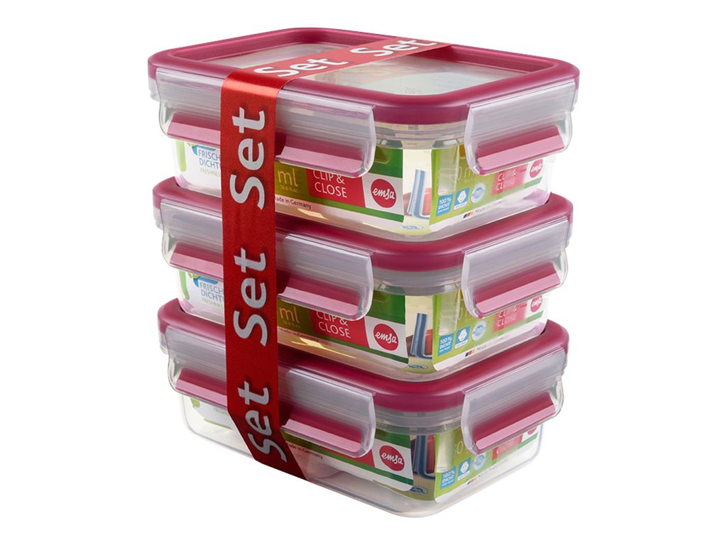 Emsa 515582 Food Clip & Close. Plastik. Transparent /