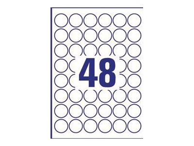 960 AVERY Zweckform wetterfeste Folienetiketten L4716-20 weiss 30,0 x 30,0 mm 960 AVERY Zweckform wetterfeste Folienetiketten L4716-20 weiss 30,0 x 30,0 mm