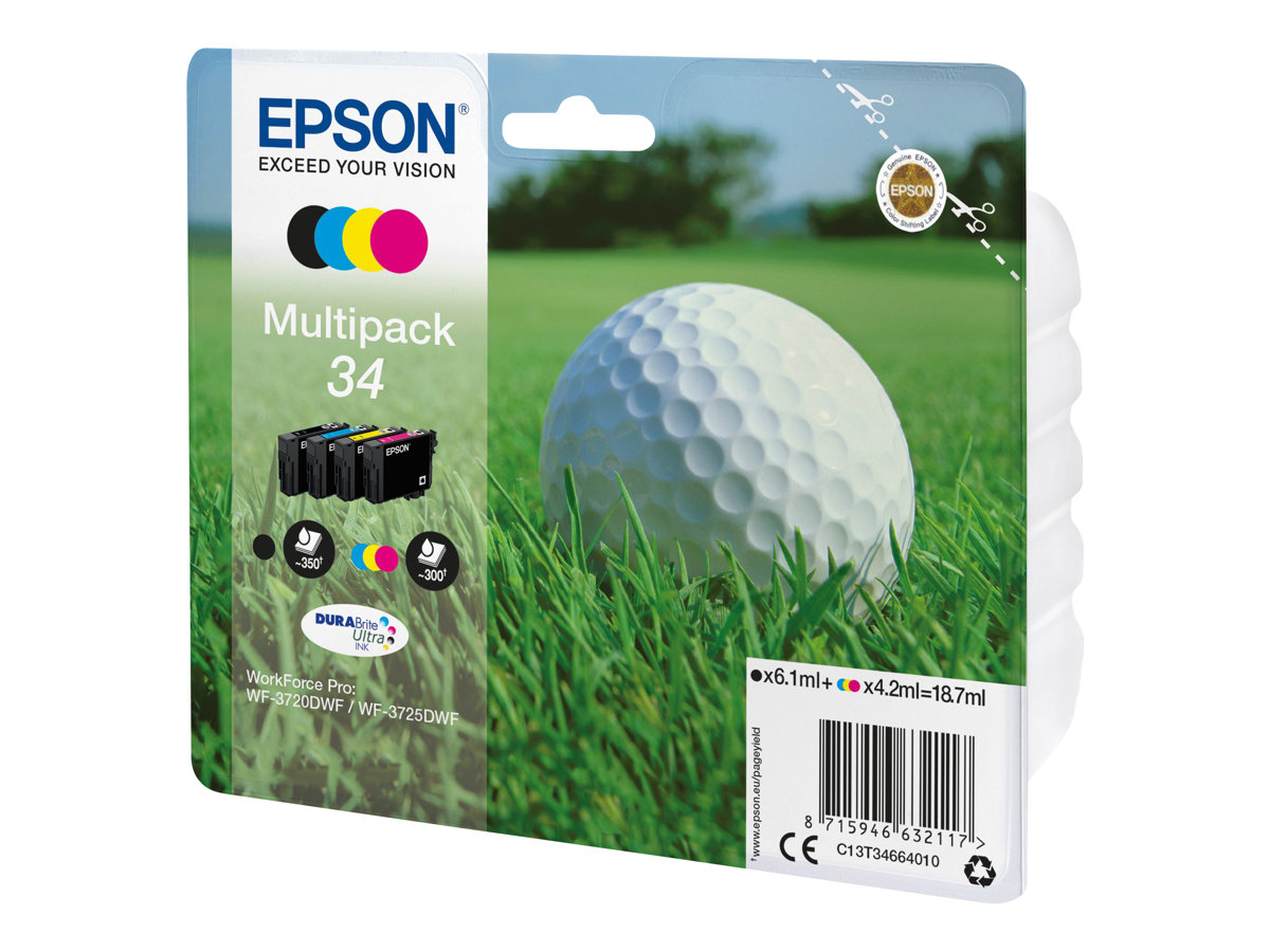 C13T34664010 EPSON WF Tinte (4) cmyk ST C13T34664010 EPSON WF Tinte (4) cmyk ST