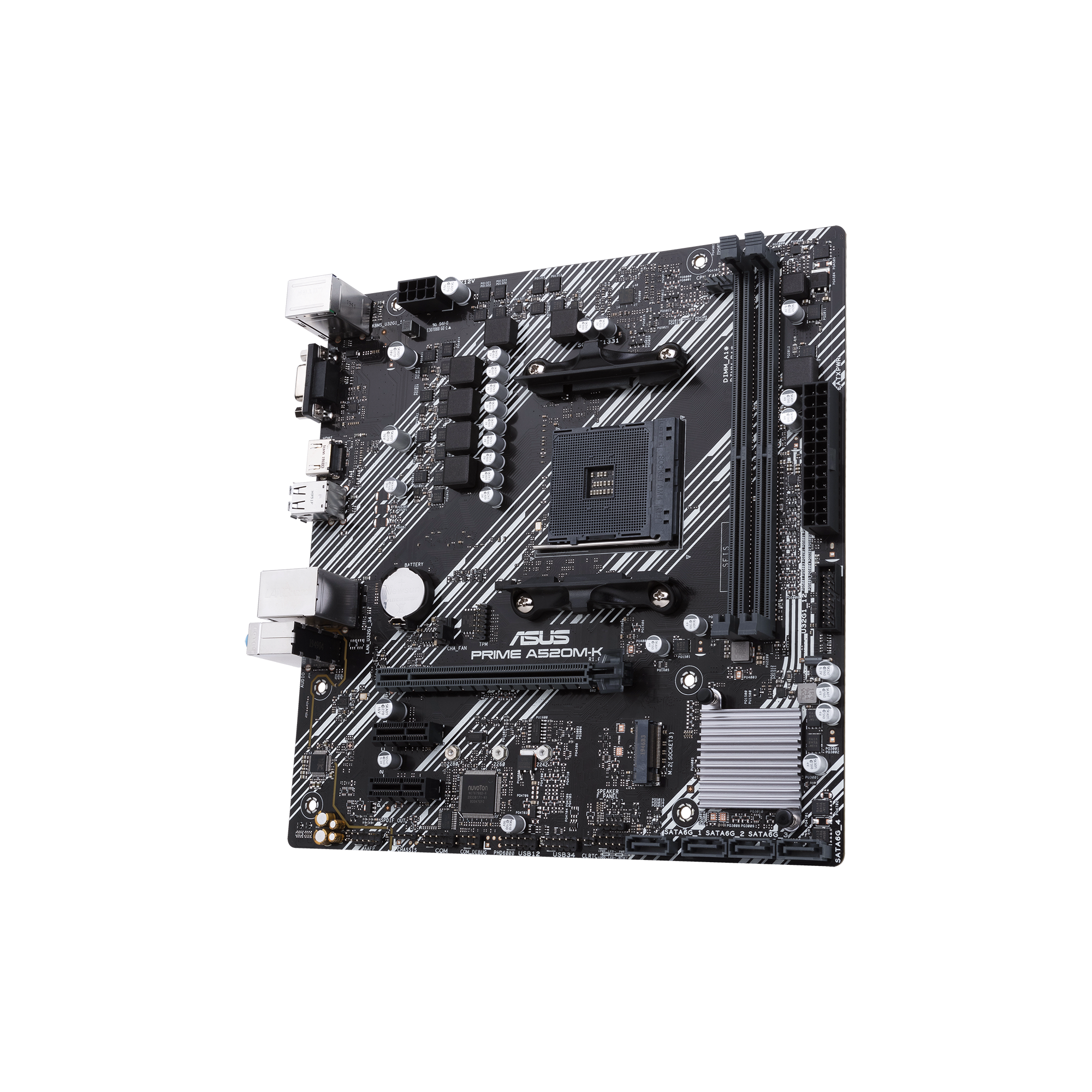 ASUS PRIME A520MK AMD Socket AM4 for 3rd Gen AMD Ryzen mATX Form Factor DDR4
