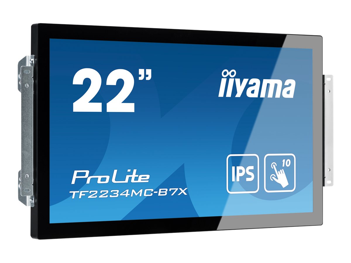 IIYAMA TF2234MC-B7X 54,6cm 21,5Zoll IPS 1920x1080 10Point Touch Anti-Fingerprint 1000:1 305cd/m2 8ms HDMI DP VGA USB Touch Interface