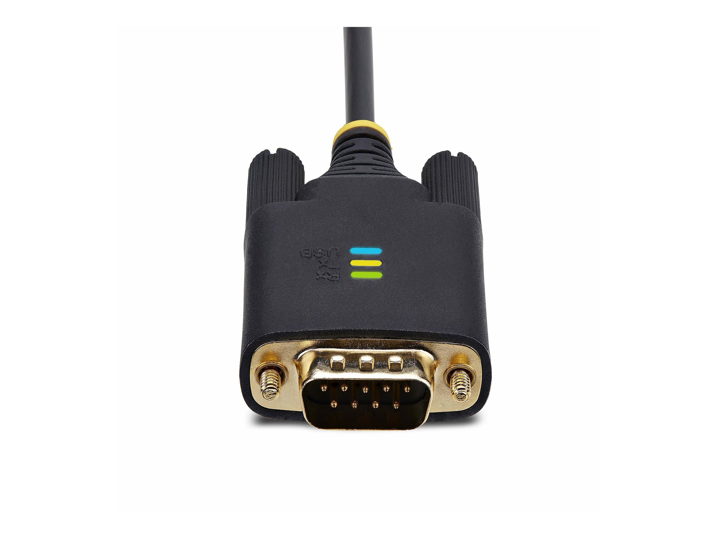STARTECH.COM 2m USB Null Modem Kabel USB Seriell Adapter COM Retention FTDI USB RS232 Wechselbare DB9 Schrauben/Muttern