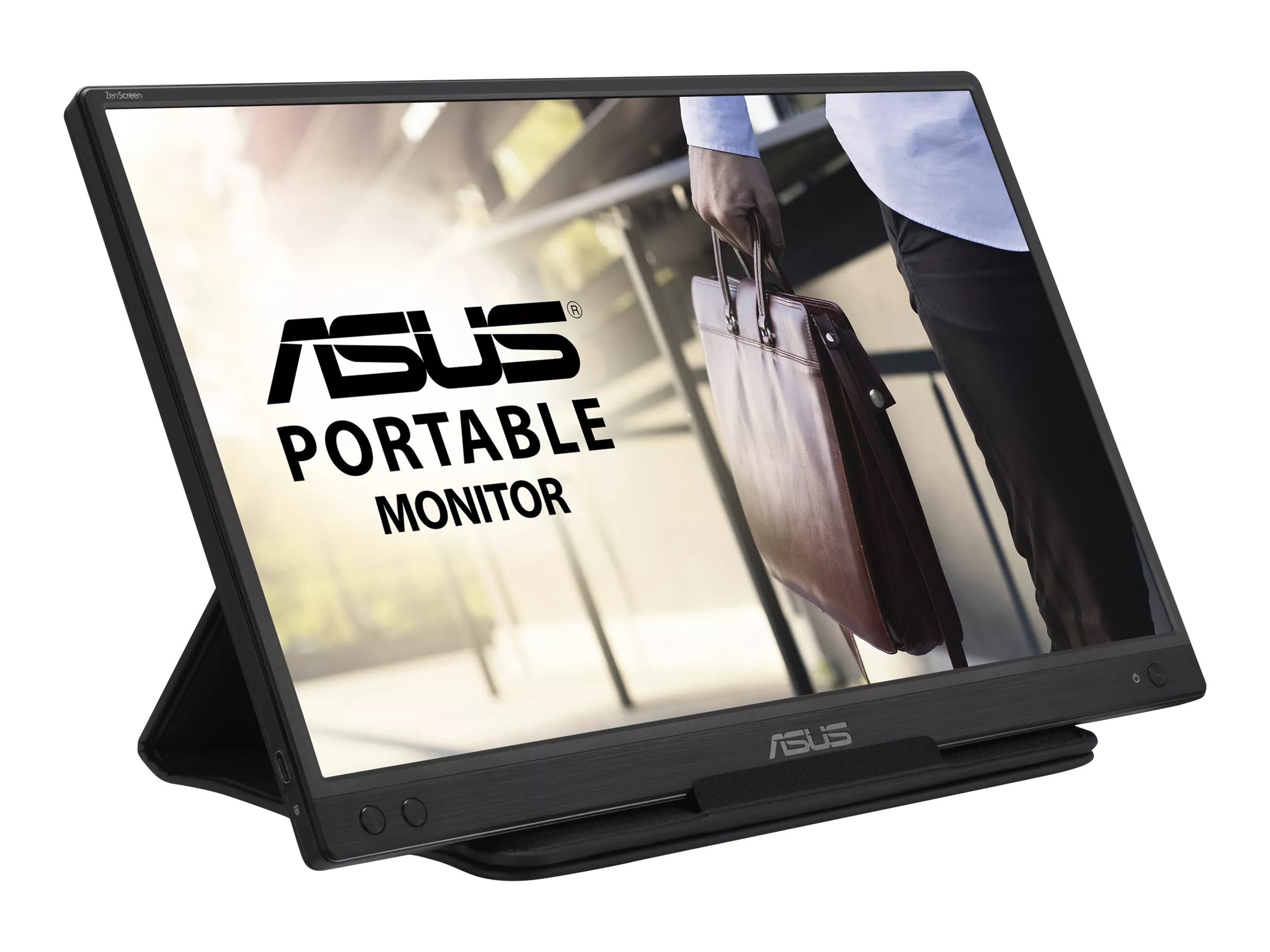 ASUS ZenScreen MB166C 39,62cm 15,6Zoll IPS FHD 1920x1080 Portable Monitor Flicker free USB Type-C Low Blue Light TUV certified ASUS ZenScreen MB166C 39,62cm 15,6Zoll IPS FHD 1920x1080 Portable Monitor Flicker free USB Type-C Low Blue Light TUV certified