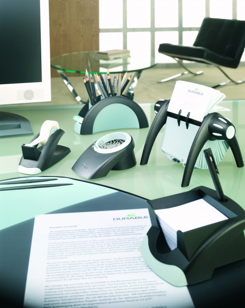 DURABLE Adresskartei Telindex desk schwarz, fuer 500 Adress,- Telefonkarten