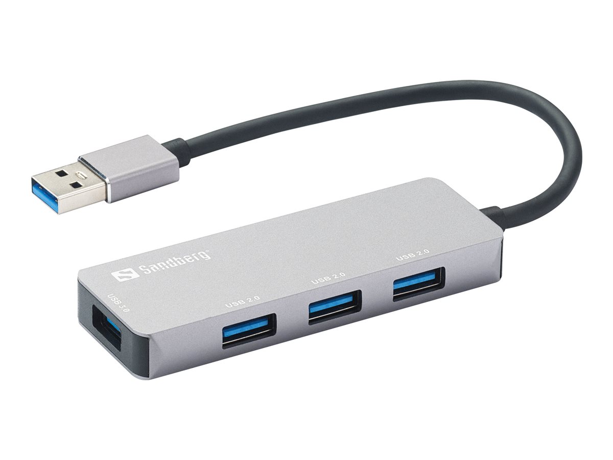 SANDBERG USB-A HUB 1xUSB 3.0+3x2.0 SAVER SANDBERG USB-A HUB 1xUSB 3.0+3x2.0 SAVER