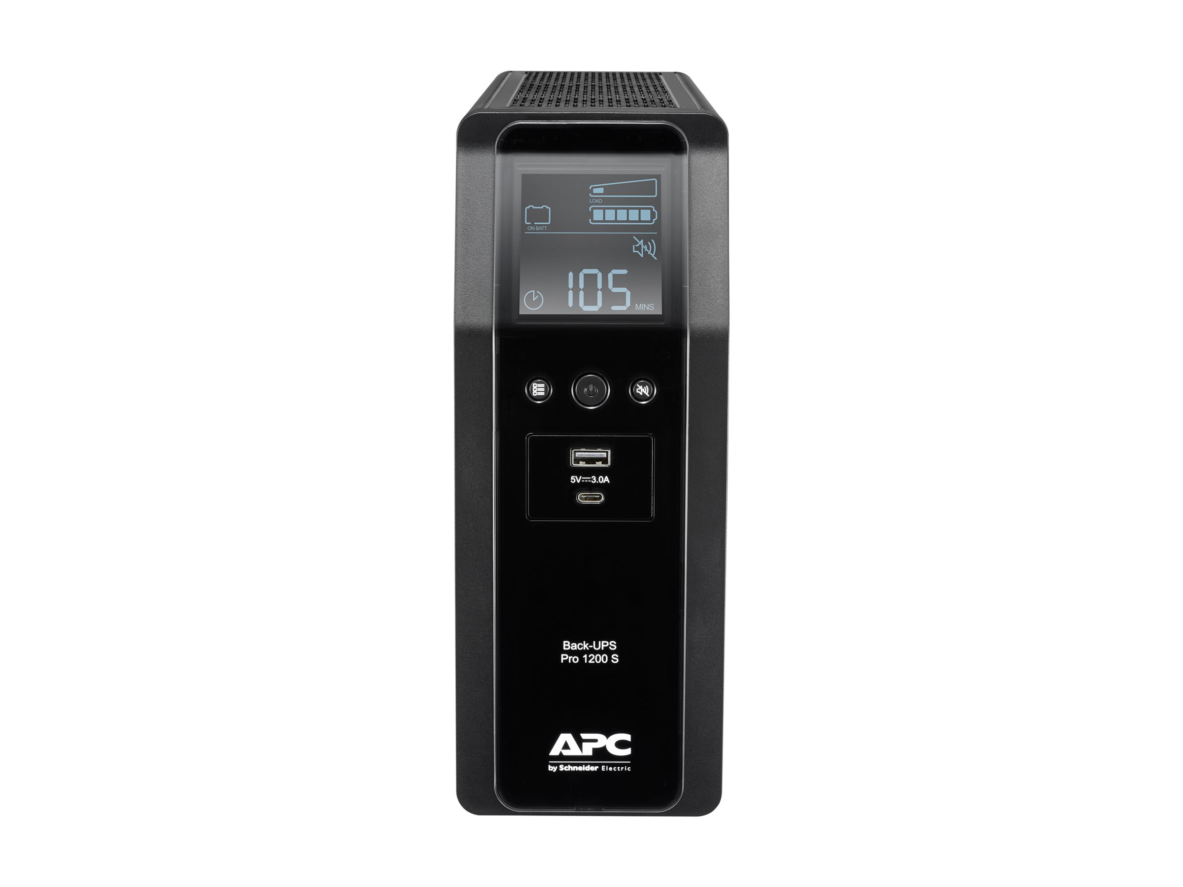 APC Back UPS Pro BR 1200VA Sinewave 8 Outlets AVR LCD interface