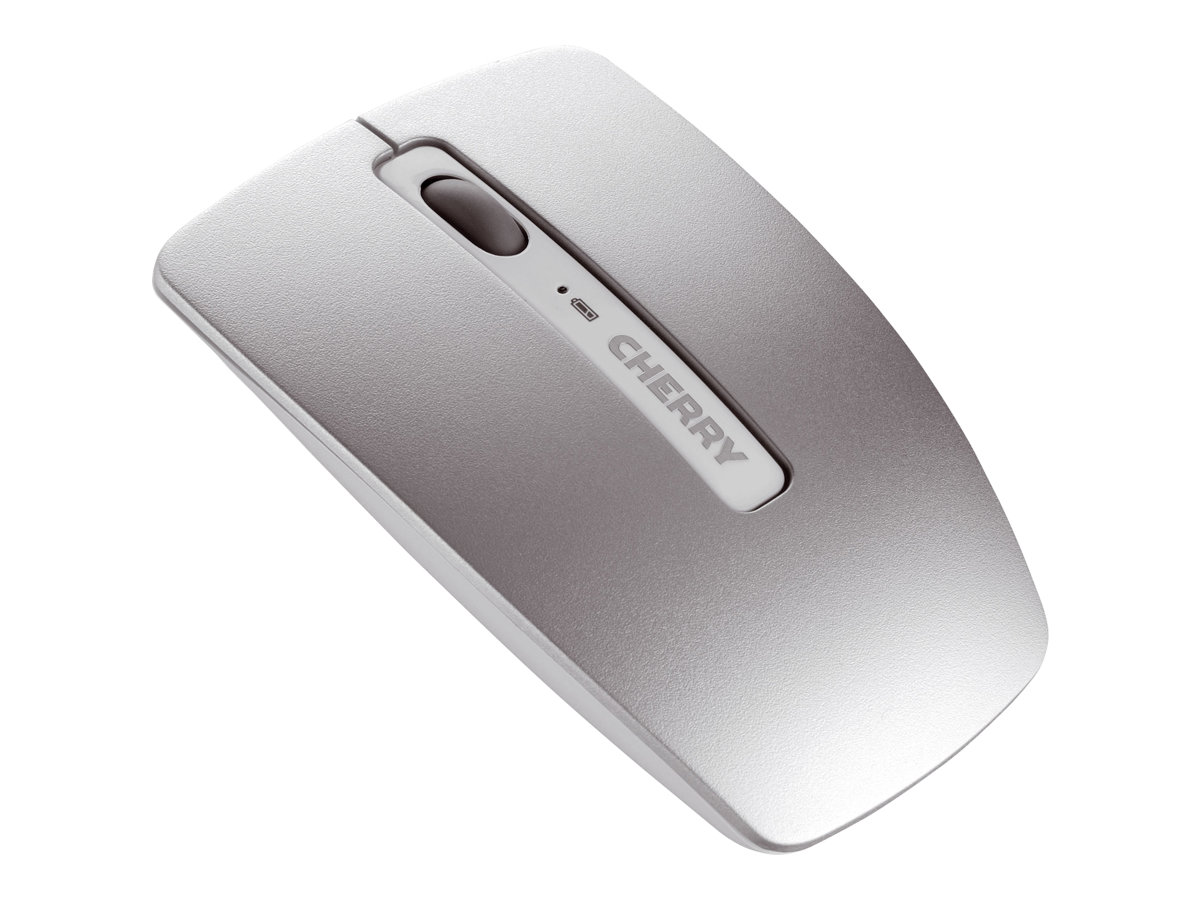 CHERRY DW 8000 Tastatur-Maus-Set kabellos weiss, silber