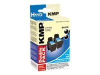 KMP H11D schwarz Druckerpatronen kompatibel zu HP 2x 56 (C9502AE) KMP H11D schwarz Druckerpatronen kompatibel zu HP 2x 56 (C9502AE)