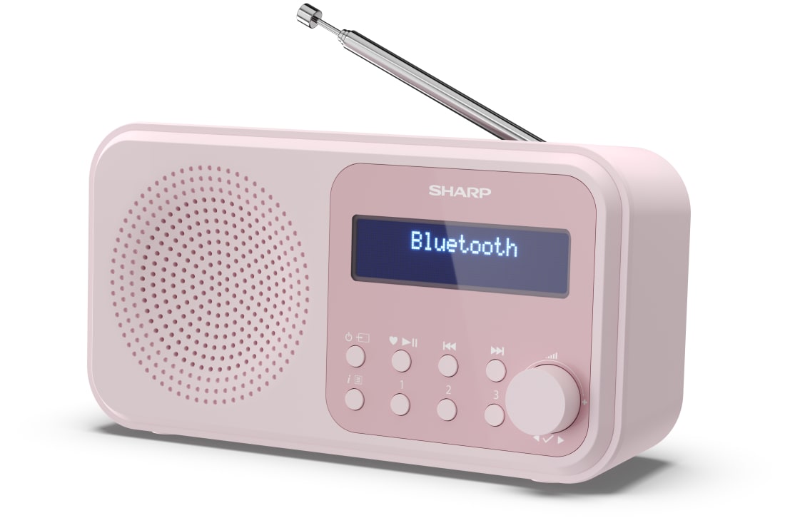 Sharp DRP420 DABBT Radio pink