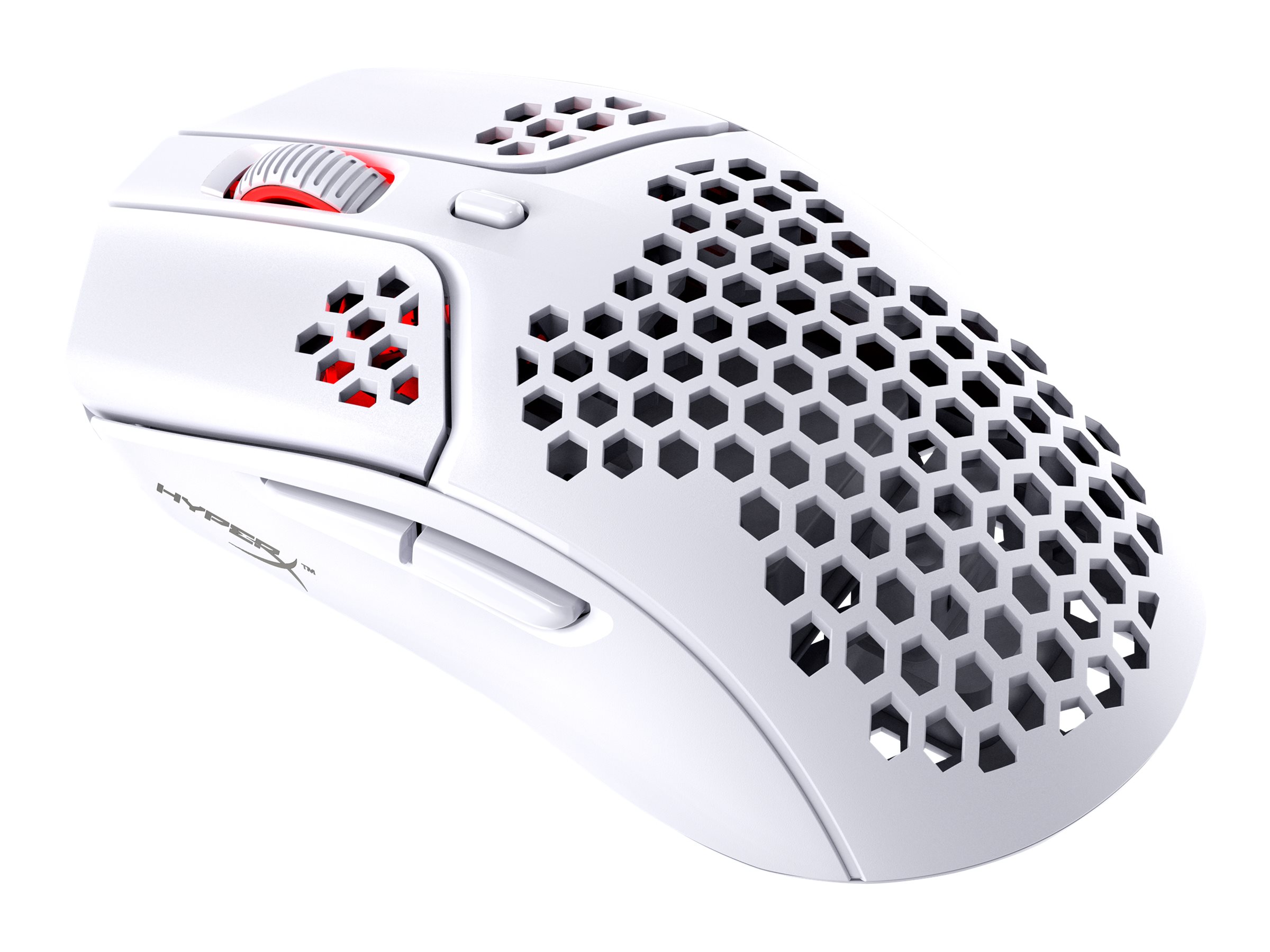 HP HyperX Pulsefire Haste wireless white gaming mouse