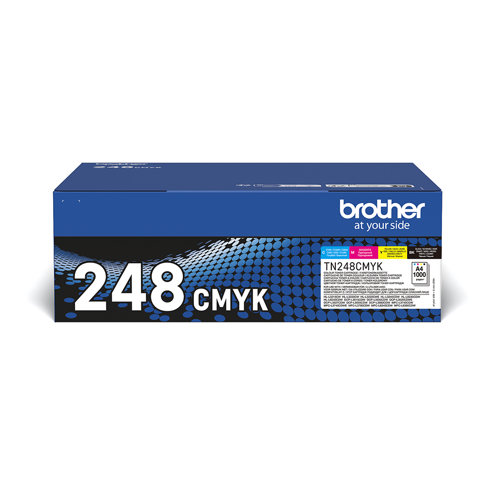 brother TN248VAL schwarz, cyan, magenta, gelb Toner, 4erSet