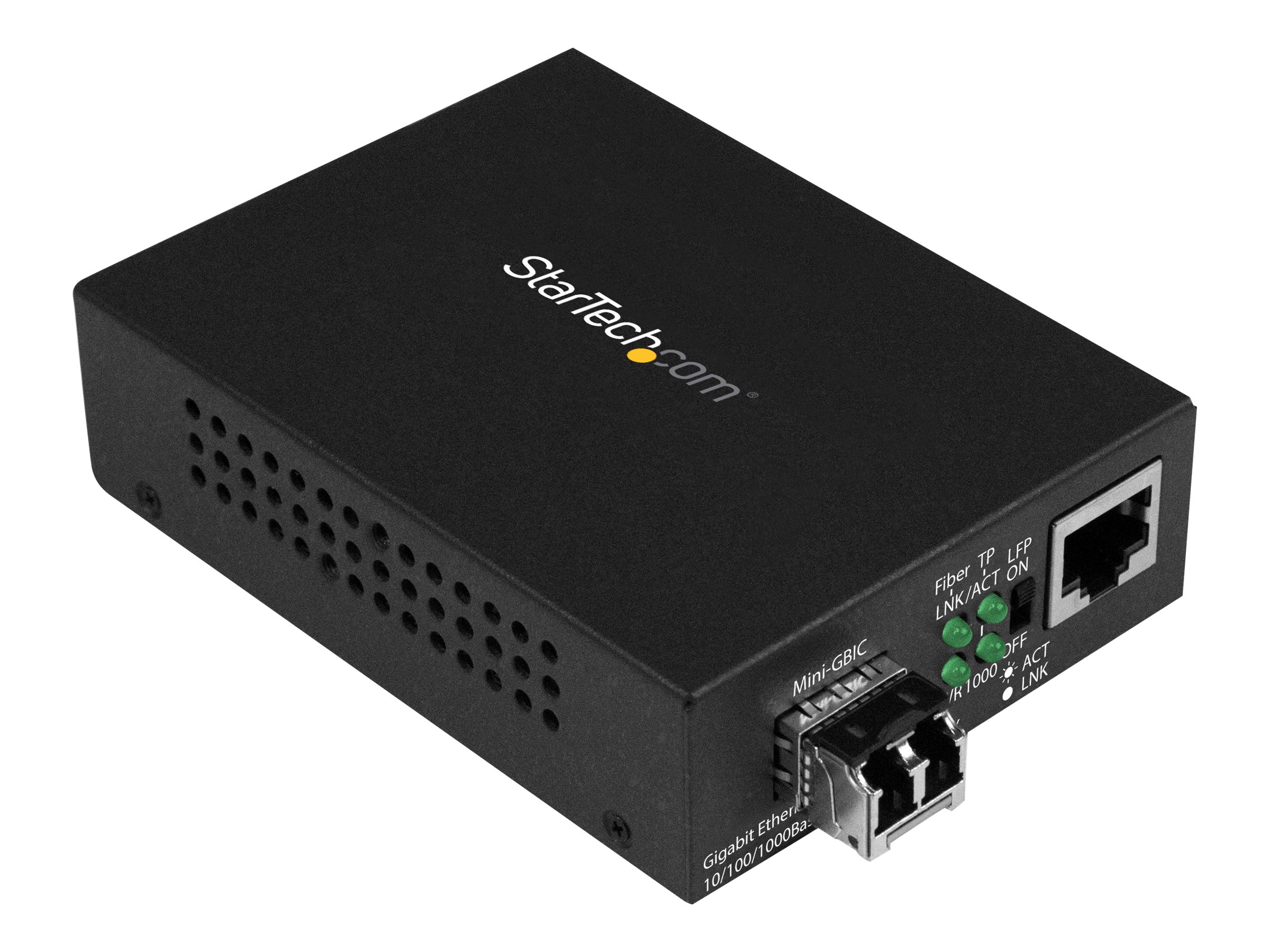 STARTECH.COM Unmanaged Gigabit Fiber Media Converter - MM/LC Low Cost