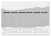 SIGEL Schreibtischunterlage Weekly Planner weiss/grau Papier 59,5 x 41,0 cm, 52 Blatt SIGEL Schreibtischunterlage Weekly Planner weiss/grau Papier 59,5 x 41,0 cm, 52 Blatt