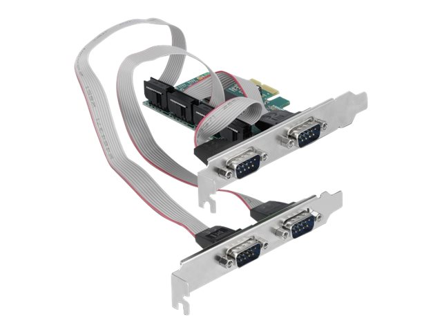 Delock PCI Express Karte zu 4 x Seriell RS-232