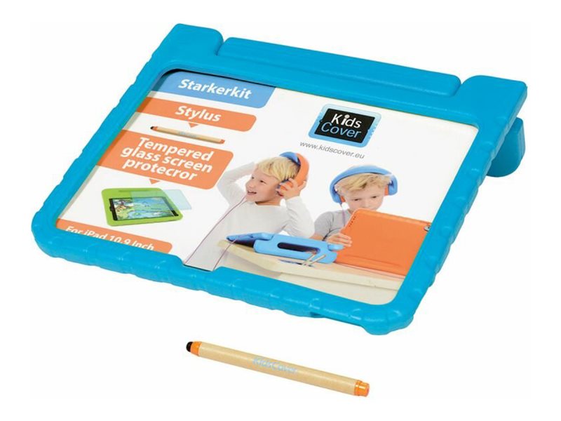 PARAT KidsCover für iPad 10 Gen./11 Gen. inkl. StylusPen und gehärtetem Displayschutz - blau