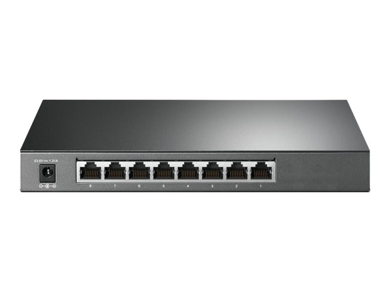 TP-LINK SG2008P Omada 8-Port Gigabit Smart Switch 8× Gigabit RJ45 ports (1 PD port) VLAN ACL QoS IGMP Snooping Fanless