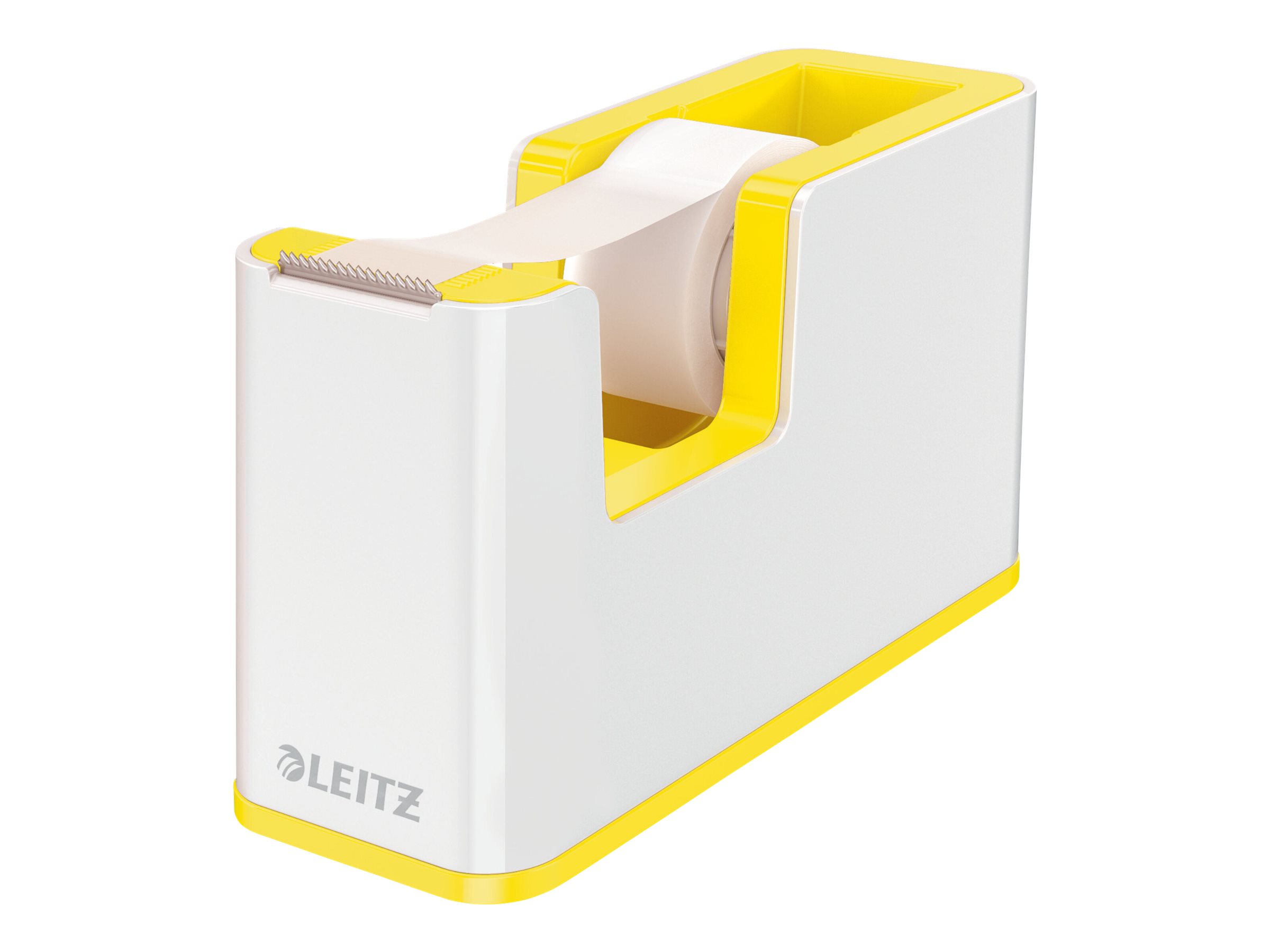 LEITZ Tischabroller WOW Duo Colour perlweiss/gelb LEITZ Tischabroller WOW Duo Colour perlweiss/gelb