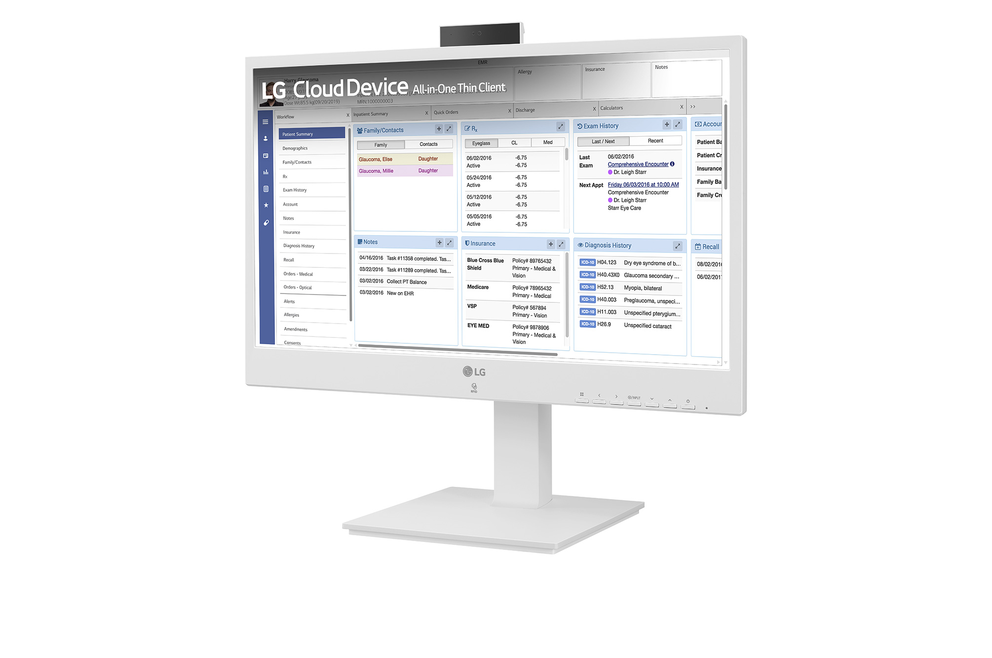 LG Thin Client 24CR670N-6P 23,8 Zoll Intel Celeron N5105 8GB 16GB eMMC