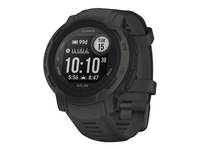 Garmin Instinct 2 Solar - 45 mm - Carbon-Schwarz