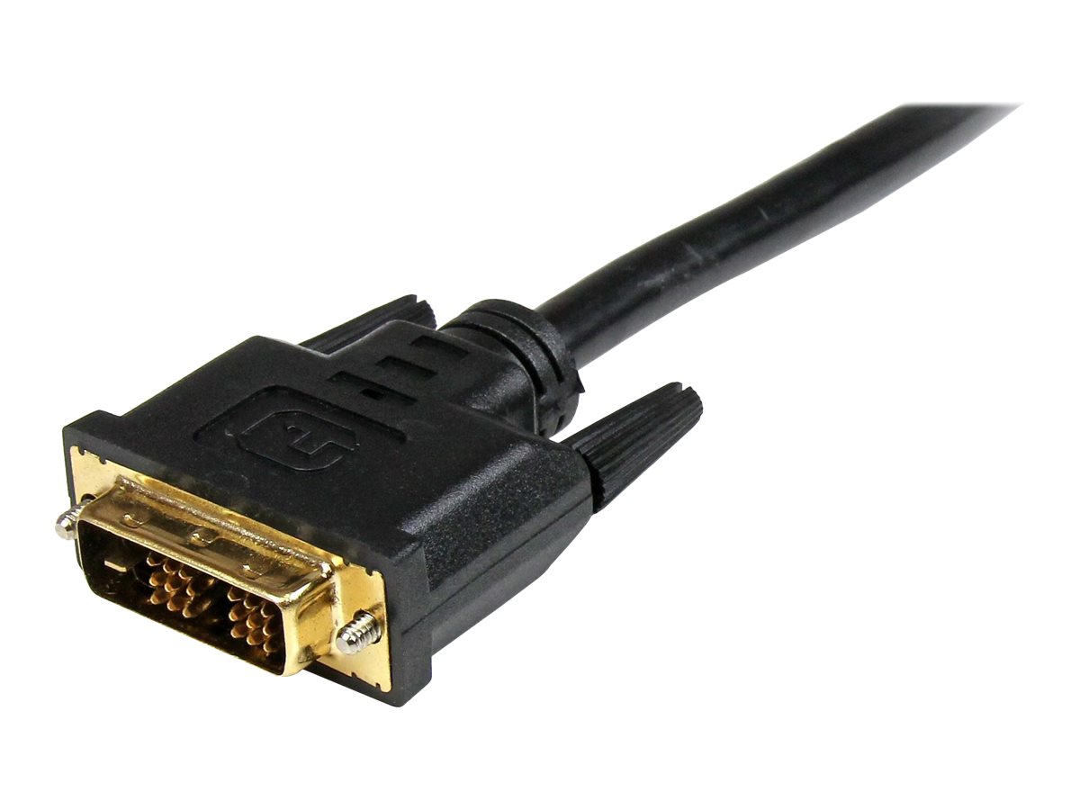 StarTech.com 1m HDMI auf DVI-D Kabel - HDMI zu DVI Adapterkabel bidirektional - St/St - Videokabel - HDMI / DVI - 1 m
