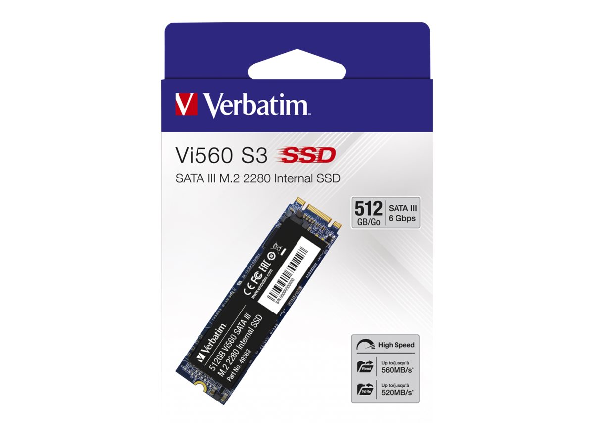 Verbatim M.2 SSD Vi560 Sata III 512GB