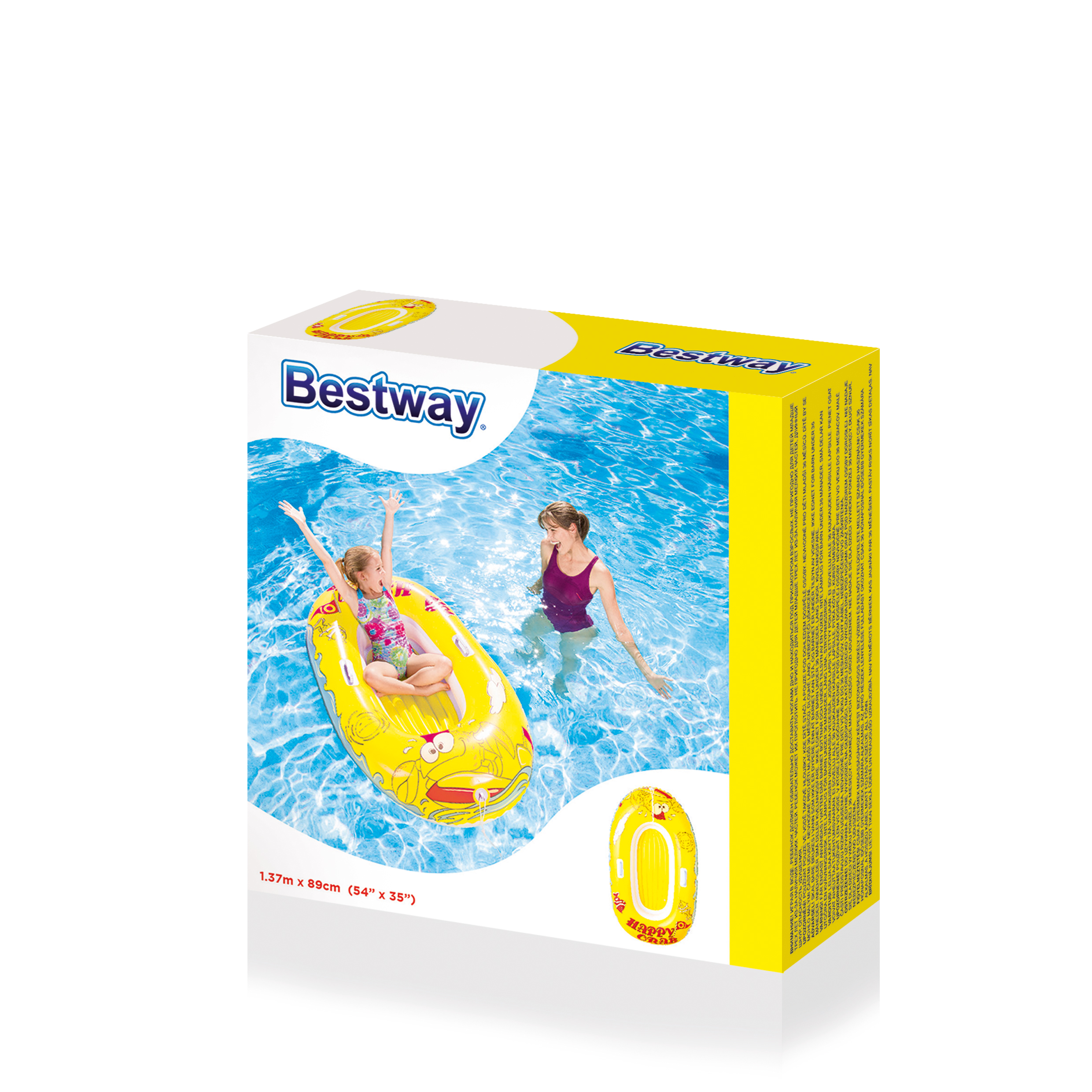 Bestway KinderSchlauchboot Krusti farbsortiert