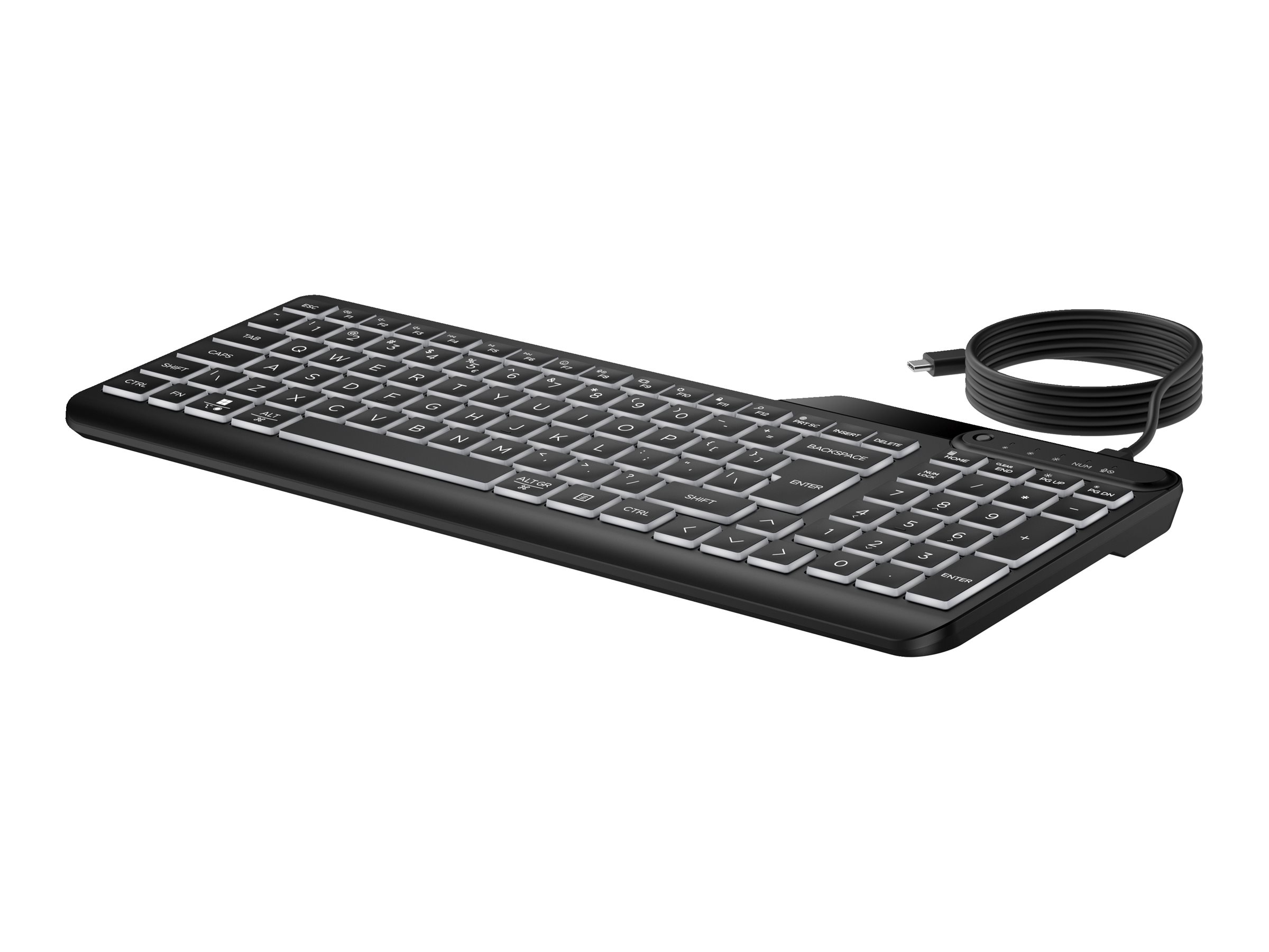 HP 405 Multi-Device Backlit Wired Keyboard SmartBuy