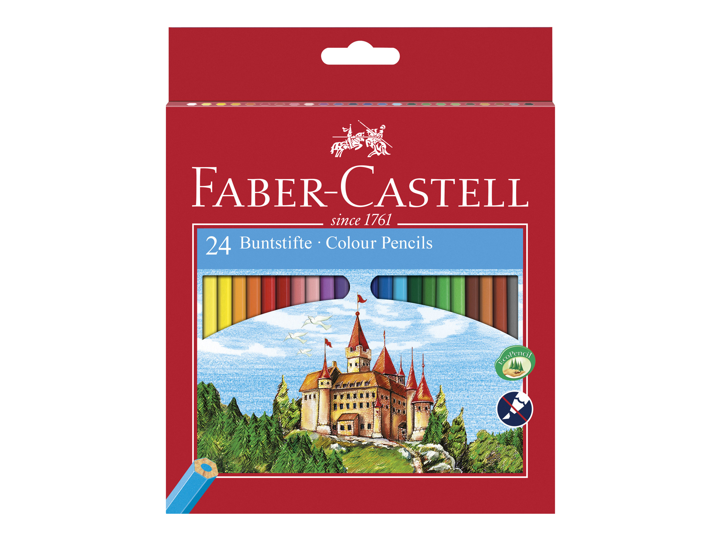 FABER-CASTELL CASTLE Buntstifte farbsortiert, 24 St. FABER-CASTELL CASTLE Buntstifte farbsortiert, 24 St.