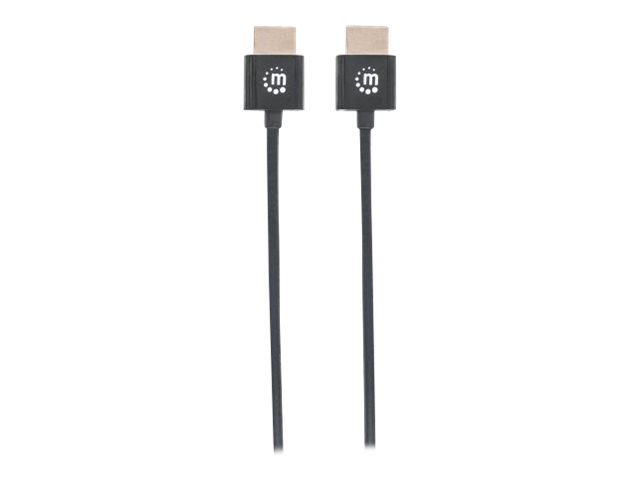 MANHATTAN High Speed HDMI Kabel 1,8m ultra duenn mit Ethernet-Kanal 4K UHD Aufloesung mit 60Hz 3D-Video MANHATTAN High Speed HDMI Kabel 1,8m ultra duenn mit Ethernet-Kanal 4K UHD Aufloesung mit 60Hz 3D-Video