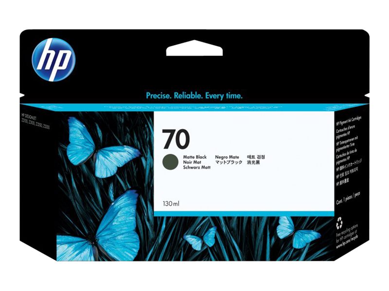 HP 70 original Ink cartridge C9448A matte black standard capacity 130ml 1-pack with Vivera Ink cartridge HP 70 original Ink cartridge C9448A matte black standard capacity 130ml 1-pack with Vivera Ink cartridge