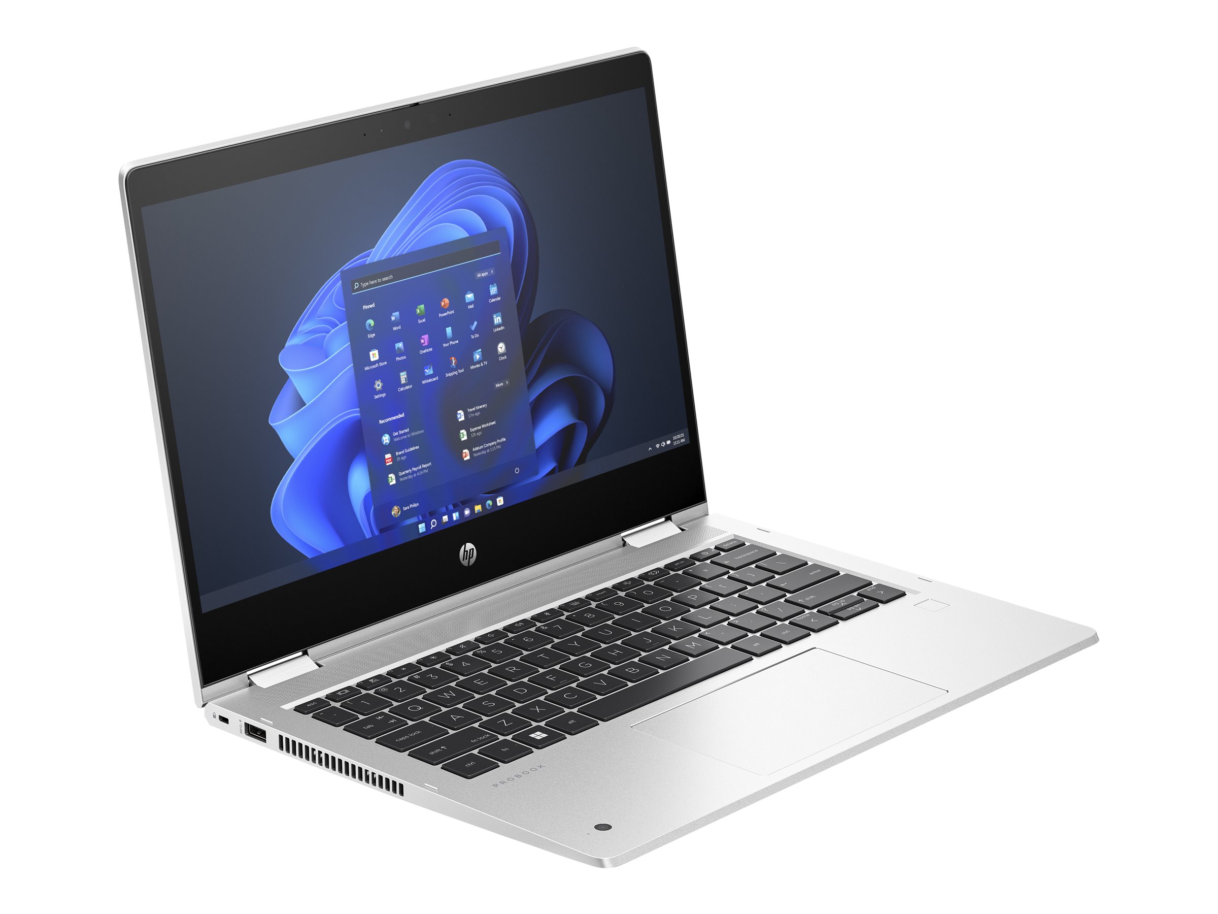 HP Pro x360 435 G10 AMD Ryzen 7 7730U 33,8cm 13,3Zoll FHD BV Touch 1x16GB 512GB/PCIe NVMe/SSD UMA Wi-Fi 6E BT FPR W11P 3J Gar (DE)
