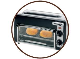 Tefal TL6008 Toast n Grill Toaster und MiniOfen in einem schwarz