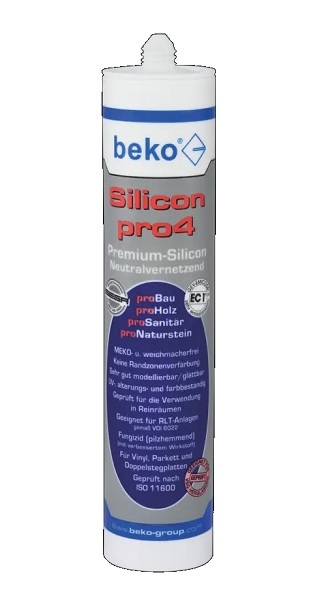 BEKO Silikon Pro4 Universal 310ml zementgrau