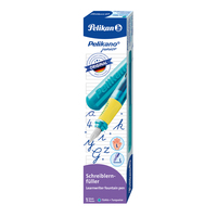 Pelikan Pelikano® Junior Patronenfueller tuerkis/gelb L (fuer Linkshaender) Pelikan Pelikano® Junior Patronenfueller tuerkis/gelb L (fuer Linkshaender)