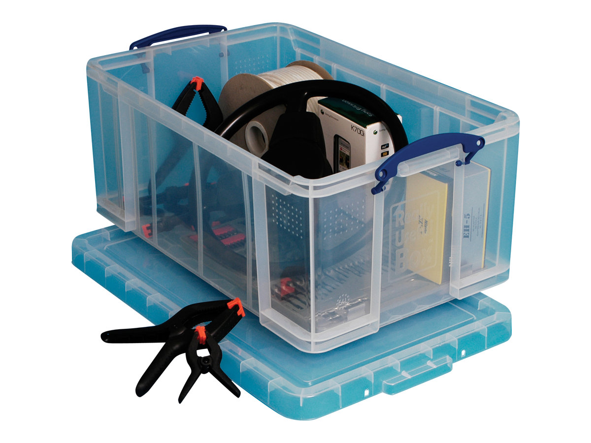Really Useful Box Aufbewahrungsbox 64,0 l transparent 71,0 x 44,0 x 31,0 cm